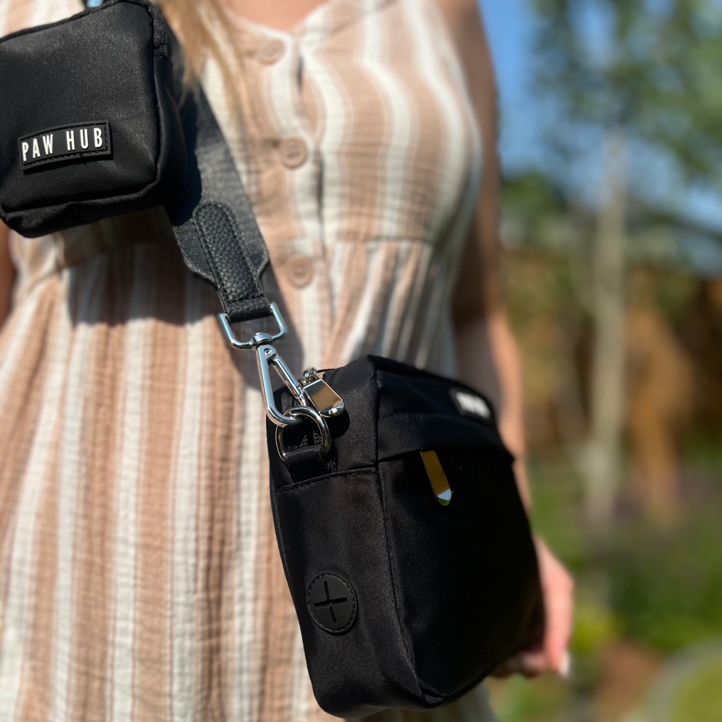 Black Multi-Poochette Bag