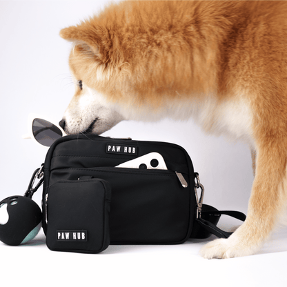 Black Multi-Poochette Bag