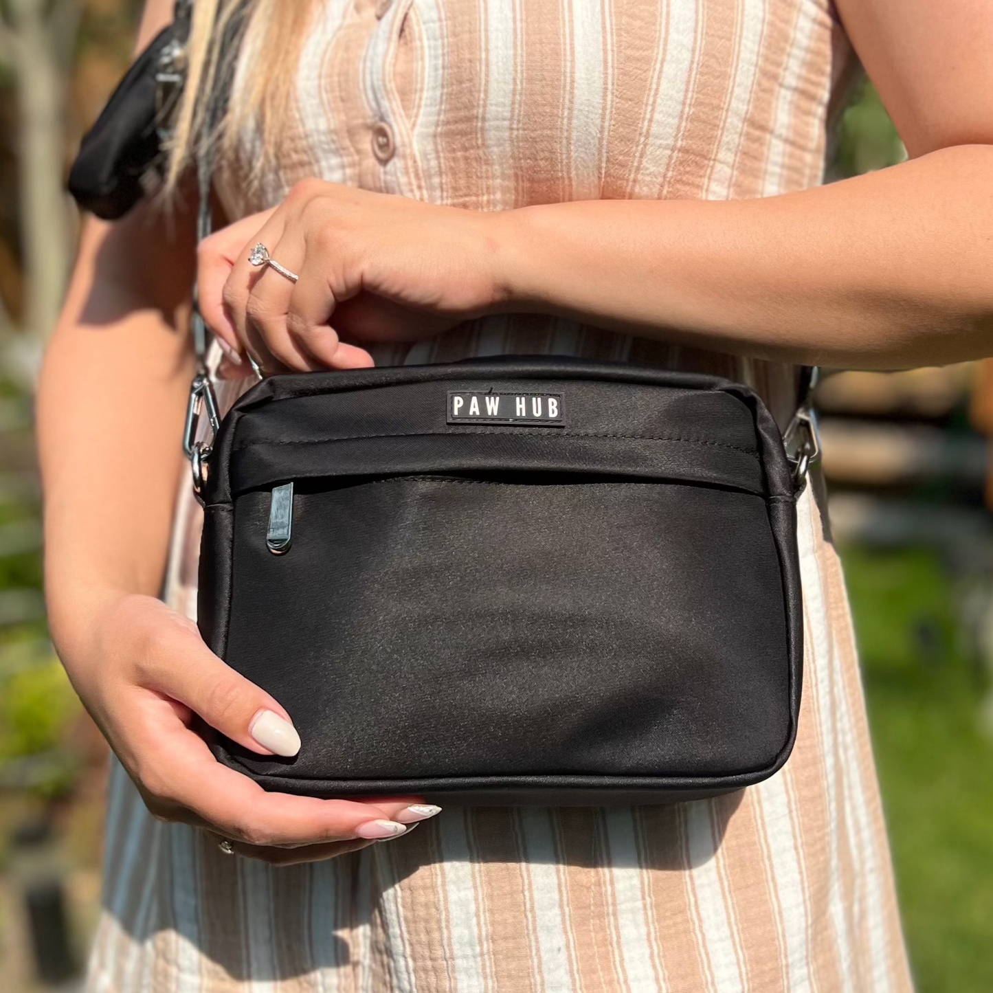 Black Multi-Poochette Bag