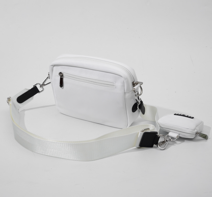 White Multi-Poochette Bag
